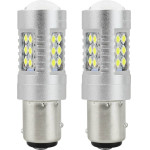 AMiO P21/5W BA15d 12/24V 24xSmd 3030 6.000K Led CAN-Bus 15SMd 2835 -2 ���. - (01438)