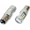 AMiO P21/5W BA15d 12/24V 24xSmd 3030 6.000K Led CAN-Bus 15SMd 2835 -2 ���. - (01438)