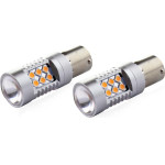 AMiO PY21W 12/24V 6.000k 0.54A - 6.48W 800lm Led 24xSMD3030 CAN-Bus ��������� 18x56mm -2 ���. - (02580)