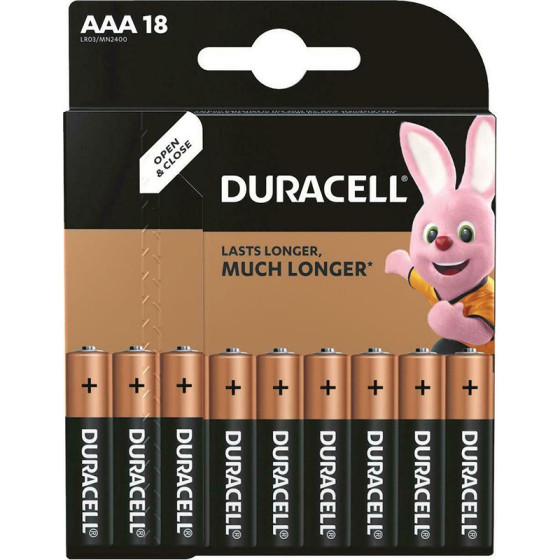 Duracell ��������� ��������� Aaa 1.5V 18��� - (DCAAALR03)