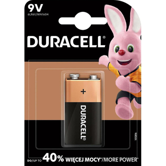 Duracell Plus �������� �������� 9V 1��� (40% More Power) - (D6LR61)