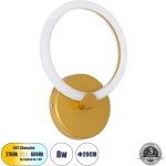 GloboStar Matilda ��������� ������ - ������ Design Led Cct 8W 960lm 360� Ac 220-240V - �������� �������� ���� �������� On/Off All In One ����� 6000k+������ 4500k+����� 2700k �20 x �5 x �25.5cm - ����� - 3 Years Warranty - (61340)