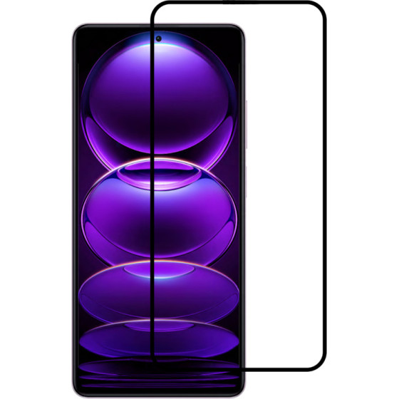 Powertech Tempered Glass 5D, Full glue, Xiaomi Redmi Note 12 Pro, ����� - (TGC-0596)