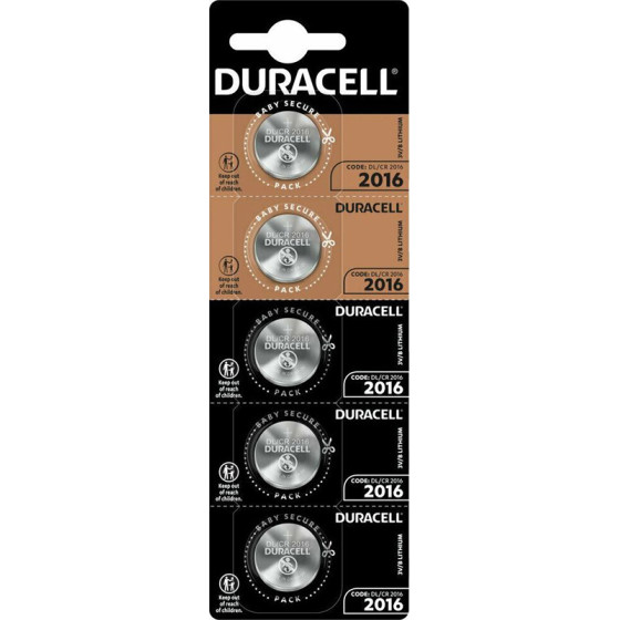 Duracell Long Lasting Power �������� ������ �������� CR2016 3V 5��� - (DRLCR20165)