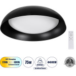 GloboStar Anatolia ���������� ������ Led Cct 75W 8625lm 120� Ac 220-240V - �������� �������� ���� ���������������� All In One ����� 6000k+������ 4500k+����� 2700k Dimmable �60cm - ����� - 3 Years Warranty - (61264)