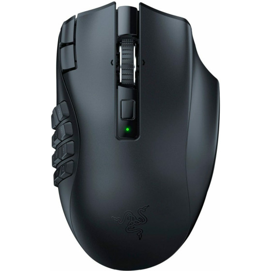 Razer Naga V2 Hyperspeed - Wireless Mmo Gaming Mouse - 30K Dpi - 2.4GHz / Bluetooth - 19 Buttons - (RZ01-03600100-R3G1)
