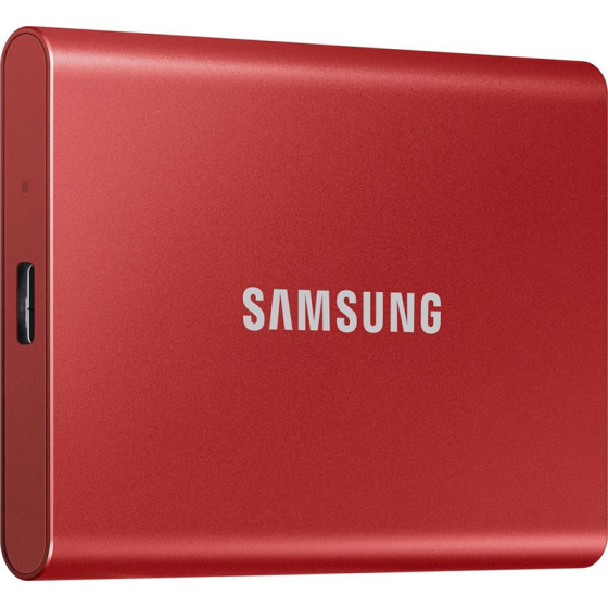 Samsung Portable Ssd T7 Usb 3.2 2TB Metallic Red - (MU-PC2T0R/WW)