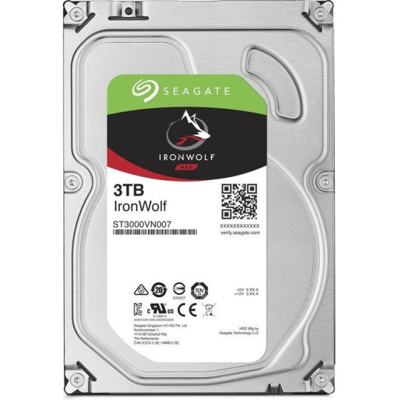 Seagate 3.5' 3TB Sata Iii Ironwolf - (ST3000VN006)