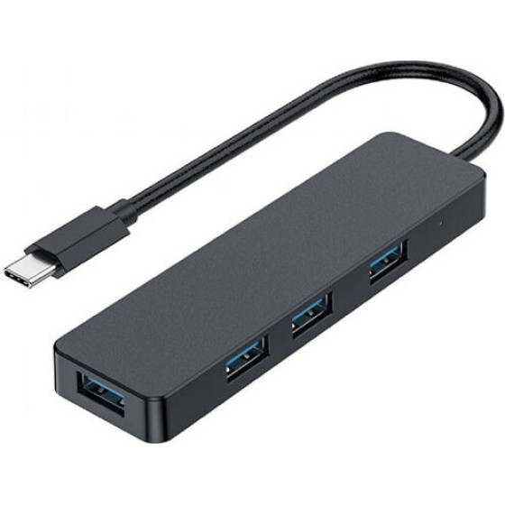 Gembird 4-Port Hub USB3.1 GEN1 TYPE-C - (UHB-CM-U3P4-01)