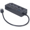 Gembird 4-Port Usb Hub (1XUSB3.1+3XUSB2.0) With Switches - (UHB-U3P1U2P3P-01)