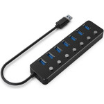 Gembird 7-Port USB3.1 (GEN1) Hub With Switches - (UHB-U3P7P-01)