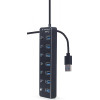 Gembird 7-Port USB3.1 (GEN1) Hub With Switches - (UHB-U3P7P-01)