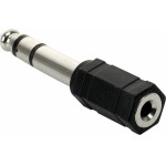 Powertech ���������� Stereo 6.35mm �� 3.5mm ������, 5��� - (CAB-J018)
