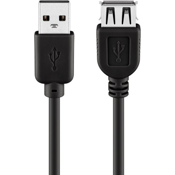 Goobay ������� Usb 2.0 �� Usb (F) copper, 5m, ����� - (93601)