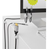 Goobay ��������� �������� ��������� 1 ����, �7.8mm, �����, 5��� - (95183)