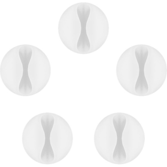 Goobay ��������� �������� ��������� 1 ����, �7.8mm, �����, 5��� - (95183)