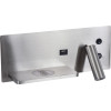GloboStar Paladin �������� ��������� ������ - ������ ����������� Bed Side Led 6W 720lm 36� Ac 220-240V - Reading Light & ������ �������� - ��������� Usb 3A & Wireless 20W �30x�11x�12cm - ������ ����� 4500K ����� �������� �������� - (61355)