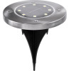 GloboStar ��� 4 �������� �������� ������ ��������� LED SMD 0.80W/���. 80lm/���. �� ������������ �������� 600mAh - ������������ ����� �� ��������� ������-������ ��������� IP65 ������ ����� ��������� ����� ����� 6000K �12 x �13cm - (69929)