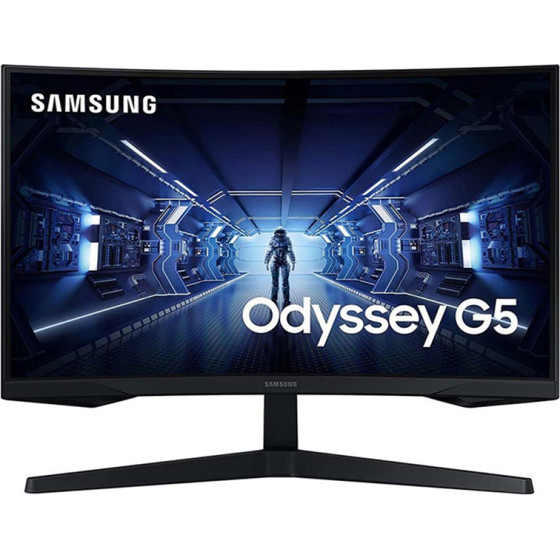 Samsung Odyssey G5 Curved Gaming Monitor 27'' Wqhd 144 Hz - (LC27G55TQBUXEN)