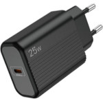 Lamtech Fast Charger TYPE-C PD25W Black - (LAM112723)