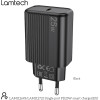 Lamtech Fast Charger TYPE-C PD25W Black - (LAM112723)