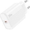 Lamtech Fast Charger TYPE-C PD25W White - (LAM112693)