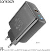 Lamtech Fast Charger TYPE-C PD30W Black - (LAM112730)