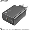 Lamtech Fast Charger TYPE-C PD30W Black - (LAM112730)