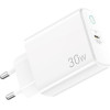 Lamtech Fast Charger TYPE-C PD30W White - (LAM112709)