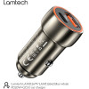 Lamtech Metal Car Charger QC3.0 & PD20W Metal Gray - (LAM112662)