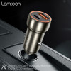 Lamtech Metal Car Charger QC3.0 & PD20W Metal Gray - (LAM112662)