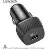 Lamtech Premium Fast IN-Car Charger TYPE-C PD20W Black - (LAM112778)