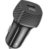 Lamtech Premium Fast IN-Car Charger TYPE-C PD30W Black - (LAM112792)