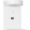 GloboStar Crown �������� ��������� ������ - ������ ����������� Bed Side Led 5W 550lm 120� Ac 220-240V - Reading Light - ��������� Usb 3A - �15 x �15 x �23cm - ������ ����� 4500K - ����� - (61371)