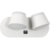 GloboStar Regency �������� ��������� ������ - ������ ����������� Bed Side Led 16W 1840lm 120� Ac 220-240V - Reading Up/Down Light - ��������� Usb 3A - �16.5 x �12 x �10cm - ������ ����� 4500K - ����� - (61377)