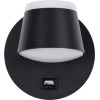 GloboStar Regency �������� ��������� ������ - ������ ����������� Bed Side Led 8W 920lm 120� Ac 220-240V - Reading Up/Down Light - ��������� Usb 3A - �12 x �12 x �13cm - ������ ����� 4500K - ����� - (61373)