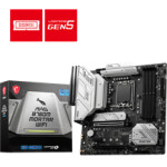 MSI Mb Mag B760M Mortar WIFI, Socket Intel LGA1700 13th/12th GEN, Cs Intel B760, 4 Dimm Sockets DDR5, DP/HDMI, Lan I2.5G, WIFI, mATX, 3YW. - (911-7E01-012)
