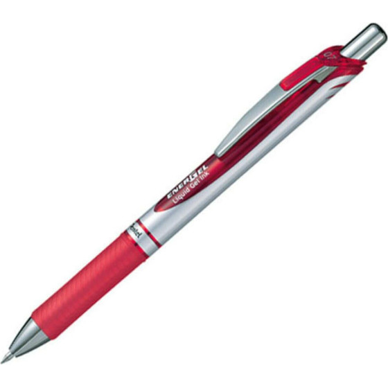Pentel BL77 ENERGEL (BL77-B) RETRACTABLE 0,7mm RED BUTT. - (013309)