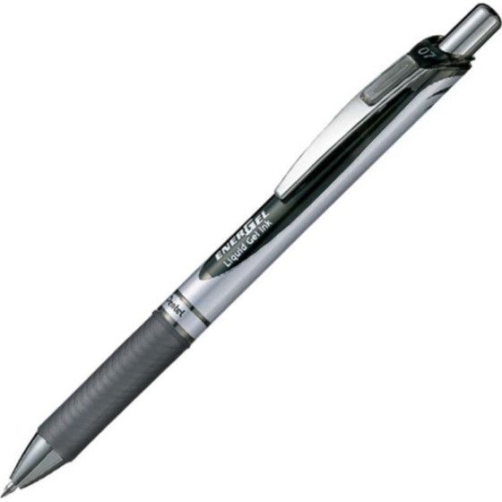 Pentel EnerGel RTX Refillable Liquid Gel Pen Black 0.7mm - (BL77-A)