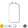 GloboStar Deroba �������� ��������� ������ Linear Design Led Cct 12W 1320lm 360� Ac 220-240V - �������� �������� ���� �������� On/Off All In One ����� 6000k+������ 4500k+����� 2700k �16 x �1.6 x �25.5cm - ����� - 3 Years Warranty - (61299)