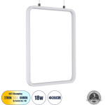 GloboStar Neroba �������� ��������� ������ Linear Design Led Cct 18W 1980lm 360� Ac 220-240V - �������� �������� ���� �������� On/Off All In One ����� 6000k+������ 4500k+����� 2700k �29 x �2 x �36cm - ����� - 3 Years Warranty - (61303)