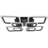 GloboStar ROYAL-S ��������� ������ Design Led Cct 135W 16200lm 360� Ac 220-240V - �������� �������� ���� ���������������� All In One ����� 6000k+������ 4500k+����� 2700k Dimmable �58.5 x �58.5 x �12cm - ����� - 3 Years Warranty - (61325)