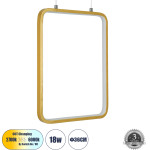 GloboStar Neroba ��������� ������ Linear Design Led Cct 18W 1980lm 360� Ac 220-240V - �������� �������� ���� �������� On/Off All In One ����� 6000k+������ 4500k+����� 2700k �29 x �2 x �36cm - ����� �������� - 3 Years Warranty - (61305)
