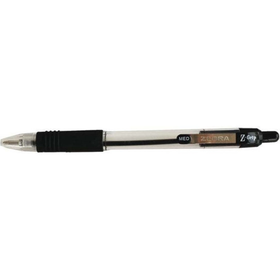 Zebra Z-Grip Ballpointpen 1.0 Mm Medium Black - (ZB-22210) - (4901681378012)