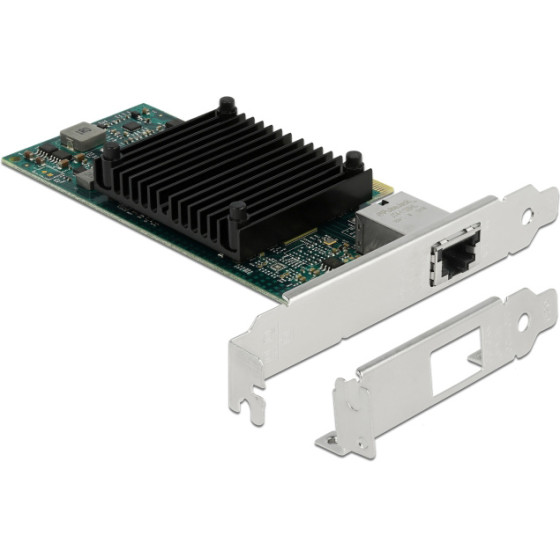 DeLock ����� ��������� Pcie x8 �� RJ45, 10 Gbps, Low Profile - (88511)