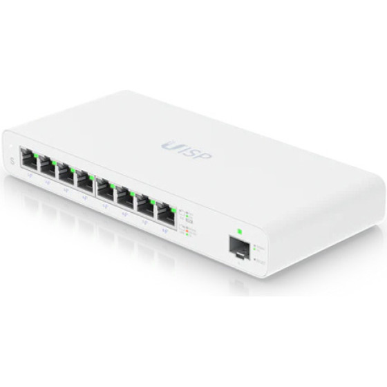 Ubiquiti Switch UISP, 8-Port Gigabit, 10/100/1000 Mbps, Poe - (UISP-S)