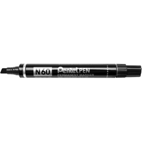 Pentel N60 Chisel Point Black - (N60-AE)
