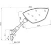Lampa ��������� Moto M10X1,25 Dx Bat - 2 ��� - (91634)