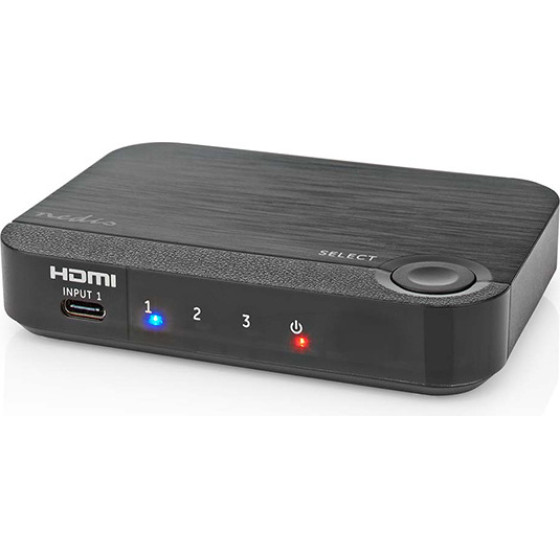 Nedis VCON6420AT Hdmi Converter 1x USB-C / 2x Hdmi Input - 1x Hdmi Output 1-Way 4K@60Hz 18GBps ANTHR