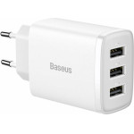 Baseus ��������� ����� ������� �� 3 ����� USB-A 17W ������ - (CCXJ020102)